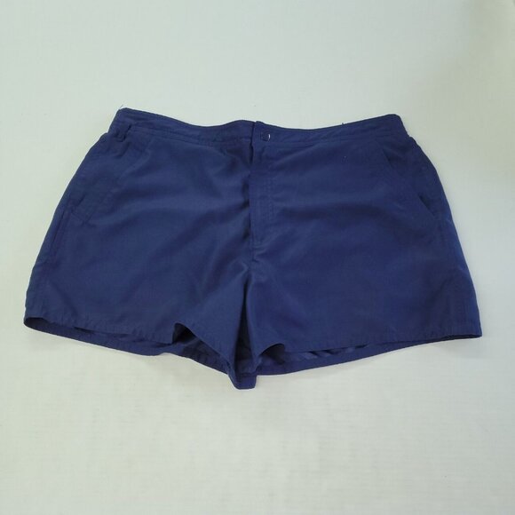Croft‎ & Barrow Shorts Womens 14 Blue Lined Active Running Swimming Pockets - Picture 2 of 12